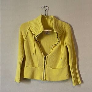 American Eagle Vibrant Yellow Cardigan